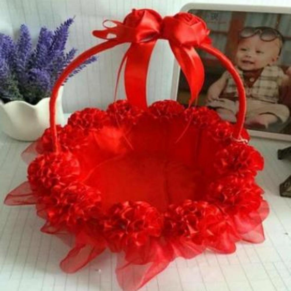 Creative Small Storage Baskets Wicker Shopping Storage Hamper Basket For Plant Home Wedding