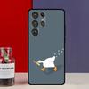 Cartoon Cute Goose Game Funda Case For Samsung Galaxy S25 Ultra S9 S10 S20 FE S21 S22 S23 Plus S24 Ultra Phone Cover