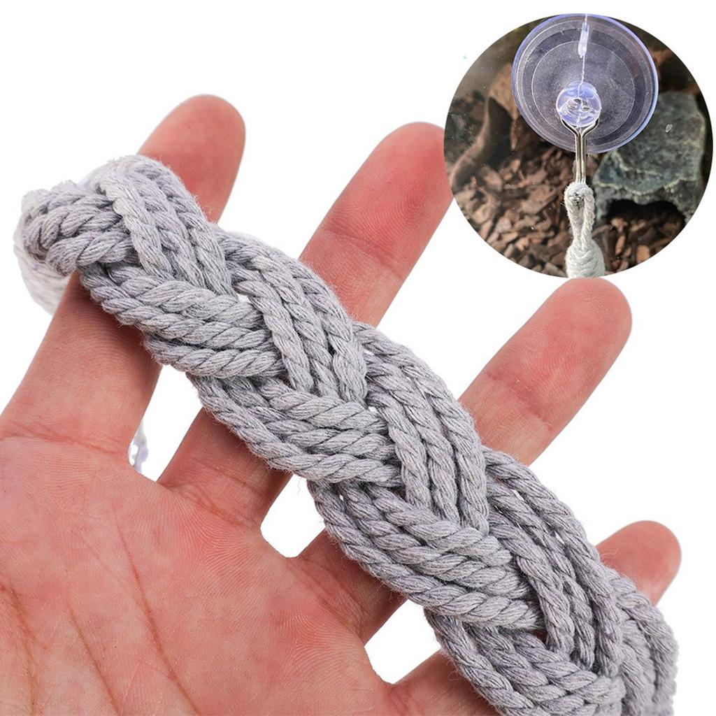2pack Climbing Rope Snake Climbing Equipment Tree Frog Habitat Enhancement for Exotic Pet Enrichment