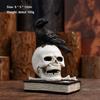 Cranii Creative de Halloween Cranii cu Aspect Realist Cap de Schelet Uman Craniu pentru Halloween Bar Acasă Decor de Masă Suporturi pentru Lumânări