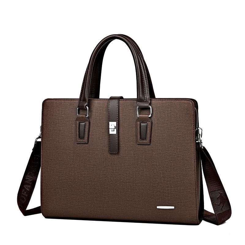 

TS JYL laptop bag,New Men Handbag Shoulder Oxford Foreign Trade Multi-Layer Free Logo OneSize коричневий