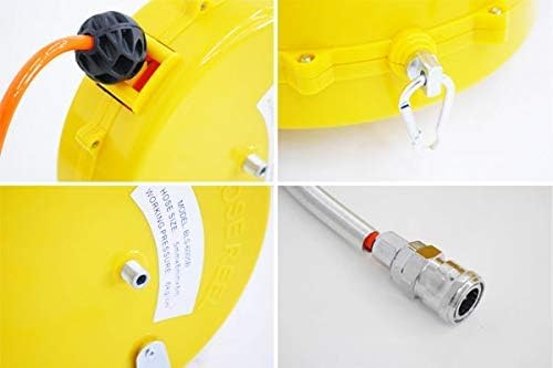 WNJAPAN 8m Air Hose Reel, Automatic Rewind, Ceiling/Wall Mountable, for Air Tools [Parallel Import]