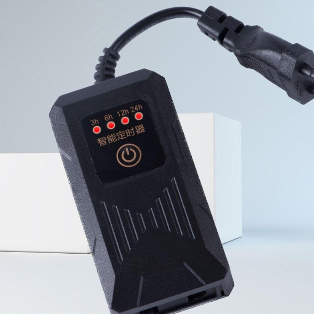 Four-speed Cycle Aquarium Timer Stable Black LED Dimmer Controller Adjustable Generator Timing Switch for Home LED Lights