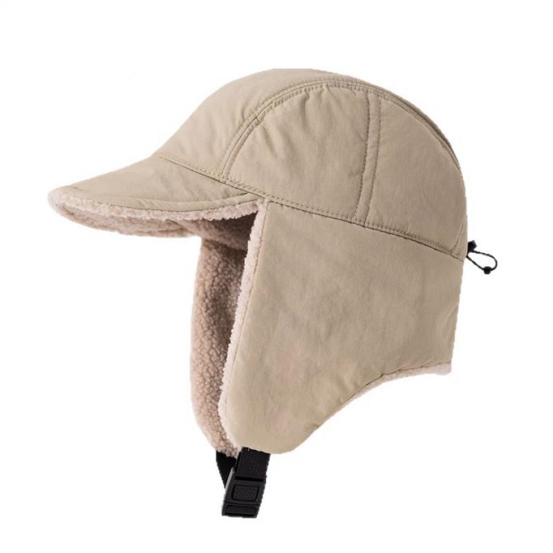 Winter Warm Fleece-Lined Earflap Baseball Cap Women - Windproof Snow-Resistant Thickened Cold-Weather Cycling Hat