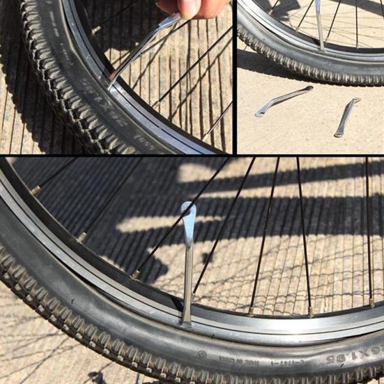 Měnič pneumatik pro jízdní kola Snadno použitelný Ocelový nástroj na otevírání pneumatik odolný proti korozi pro motocykl