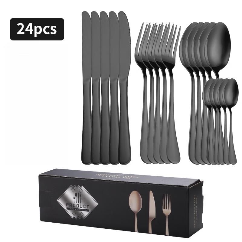 Xihe Bamboo Western Flatware Set