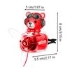 Cartoon Bear Pilot Car Fresheners Vent Clip Automotive Air Outlet Propeller Car Diffuser Outlet Fan Fragrance Fresheners