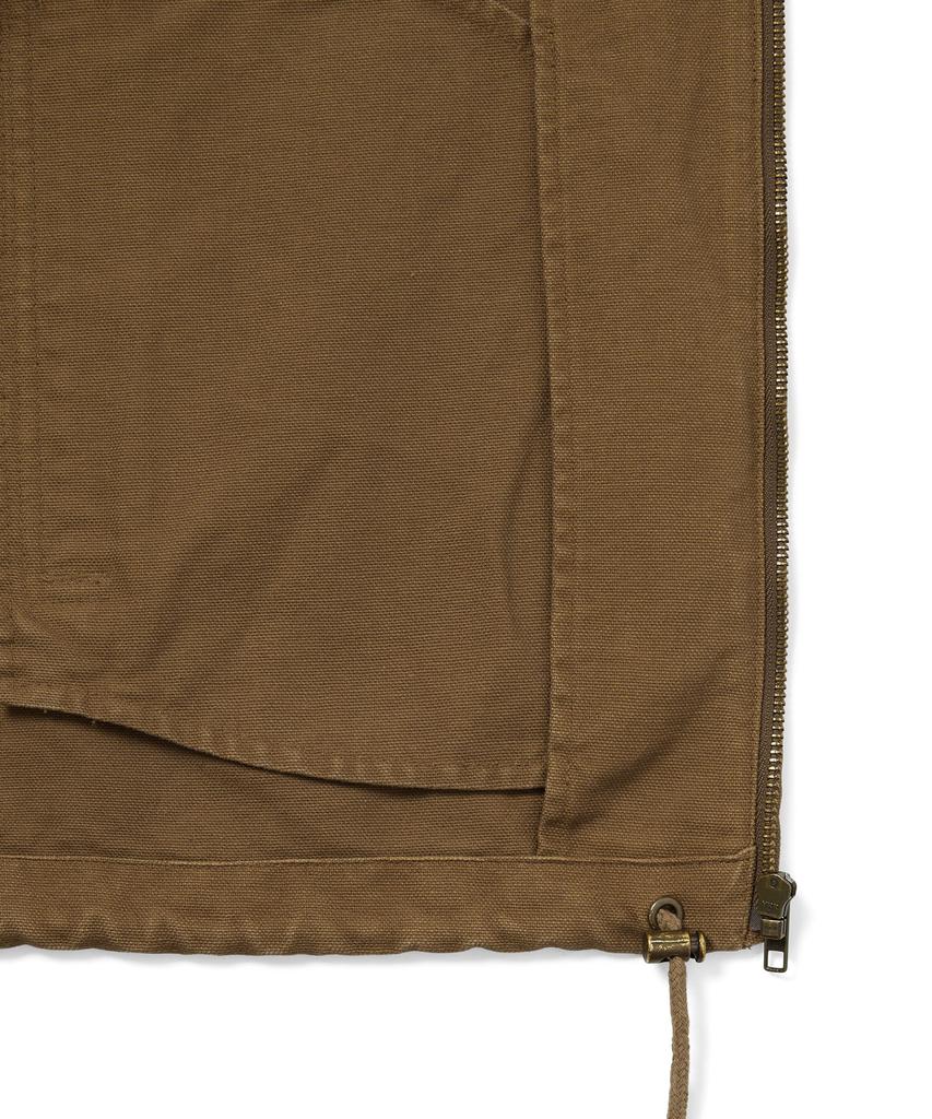 THISISNEVERTHAT Canvas Hooded Jacket Light Brown