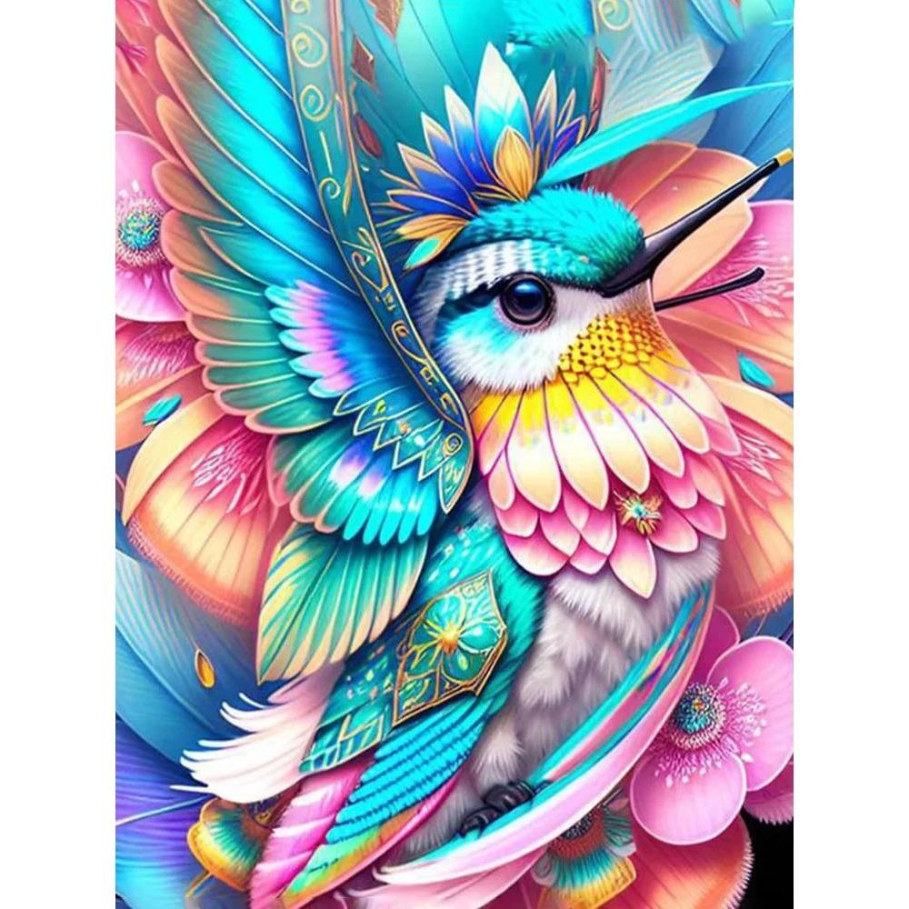 DIY Full Round Diamond Painting Cross Stitch 3D Animal Art Style Home Landscape Decorative Diamond Painting 5d Diamond Art Painting