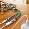 PD 100W Headphone Cable Converter Data Transmission Fast Charging Cord for Mobile Phone Tablet