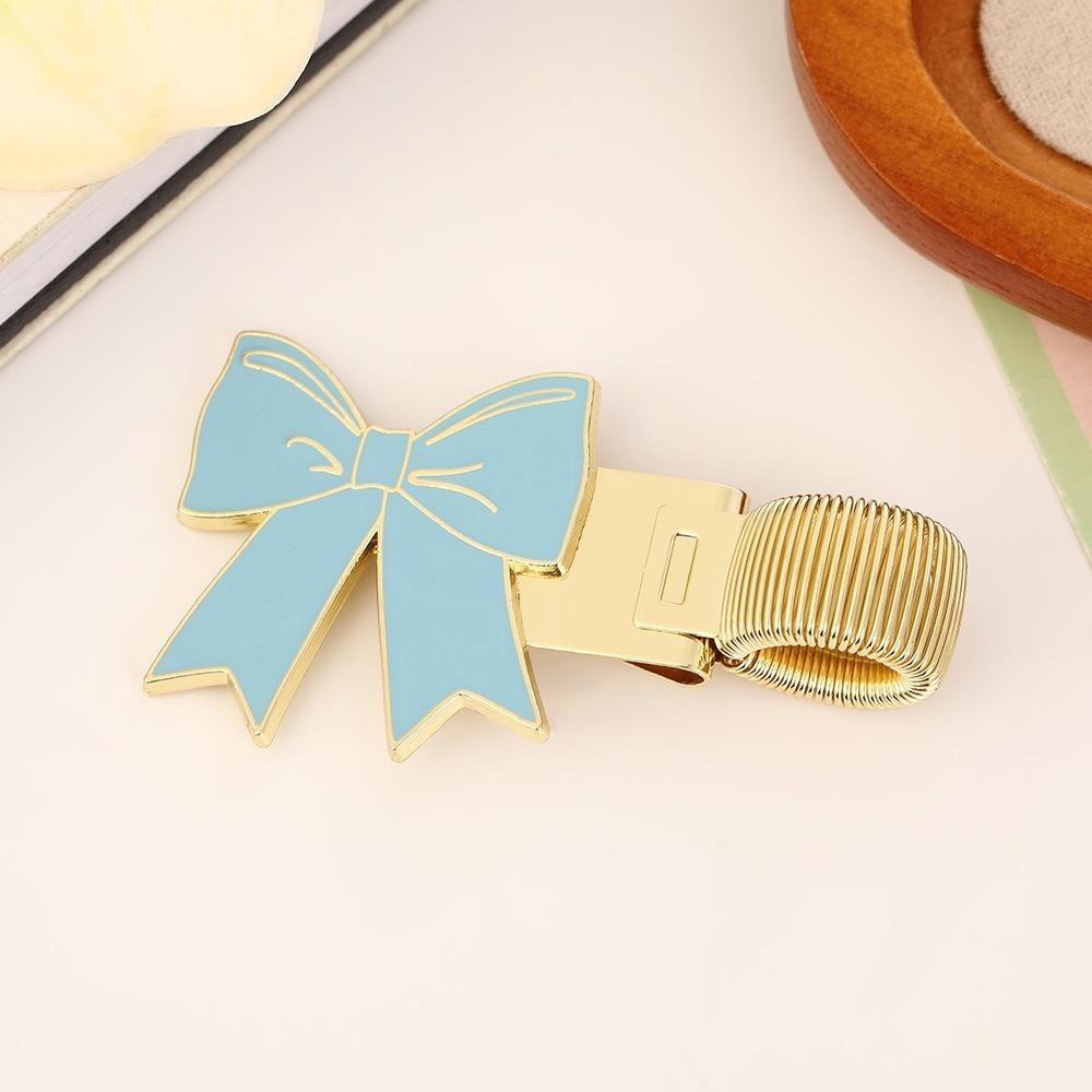 Metal Metal Pen Holder Retro Journal Clip Portable Notebook Clip  School синий