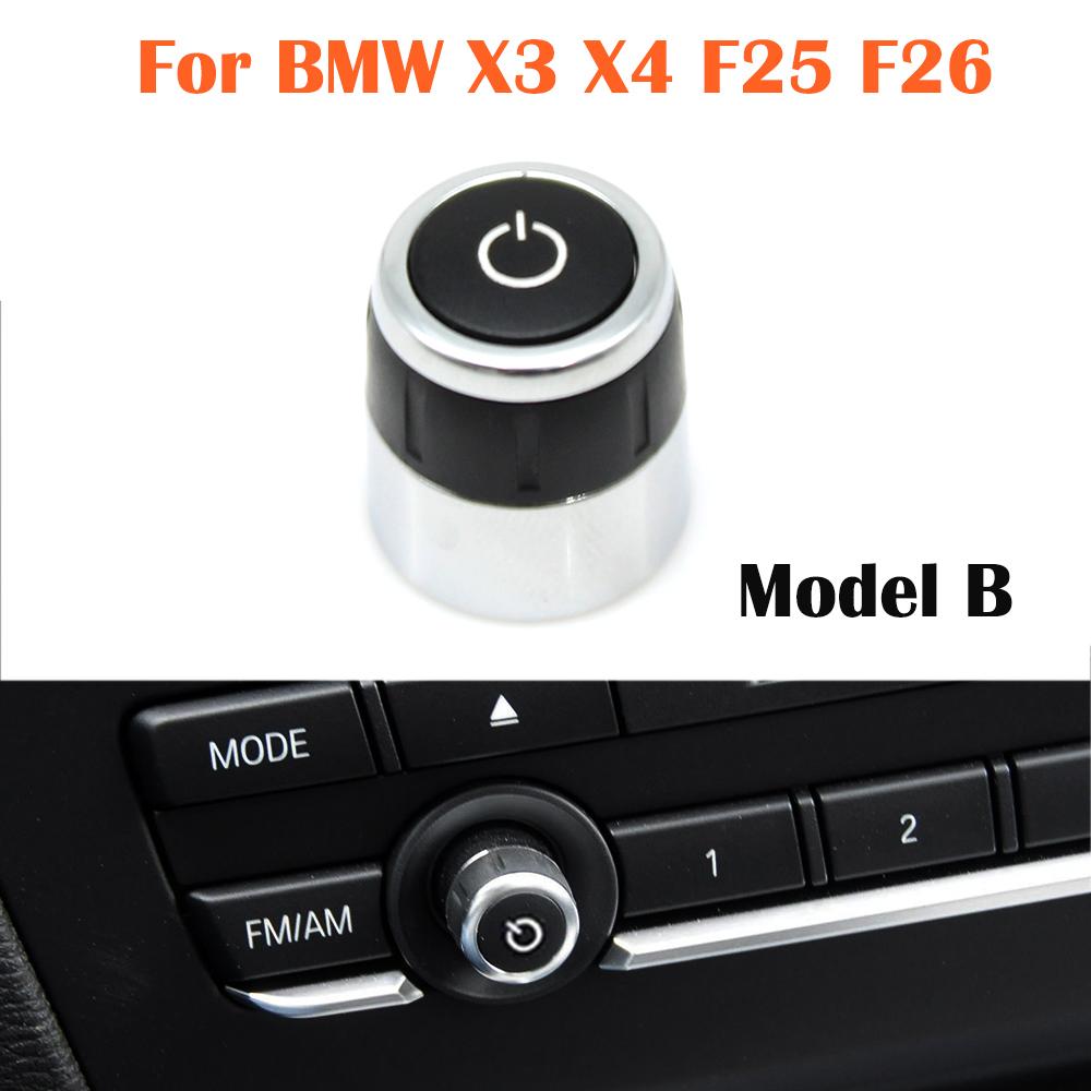 Car Dashboard Multimedia CD Player Radio Audio Volume Rotary Switch Button Knob For BMW X3 X4 F25 F26 2011-2018 61319208591