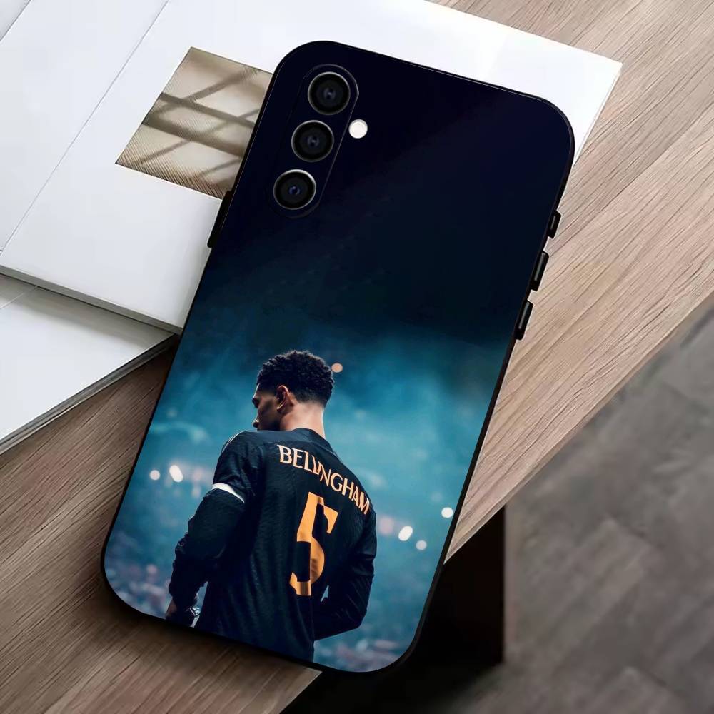 J-Jude J-Bellingham Phone Case For Samsung Galaxy A73,A72,A71,A70,A53,A52,A51,Soft Silicone Black Cover