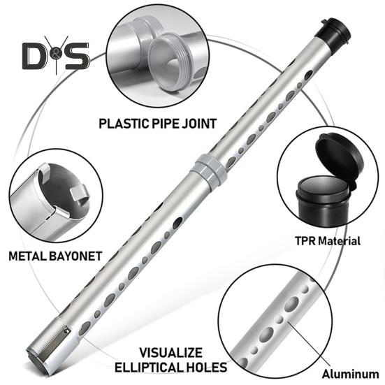 Colector de mingi de golf detașabil Din aliaj de aluminiu Retriever de mingi de golf Shag Tube Ball Shagger Colector conține 21 de mingi