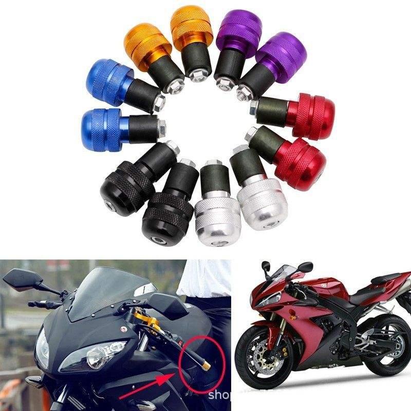 

CNC Motorcycle Grips Handle Bar Ends Plugs Anti-fall Aluminum Alloy Motor Parts and Accessories чёрный