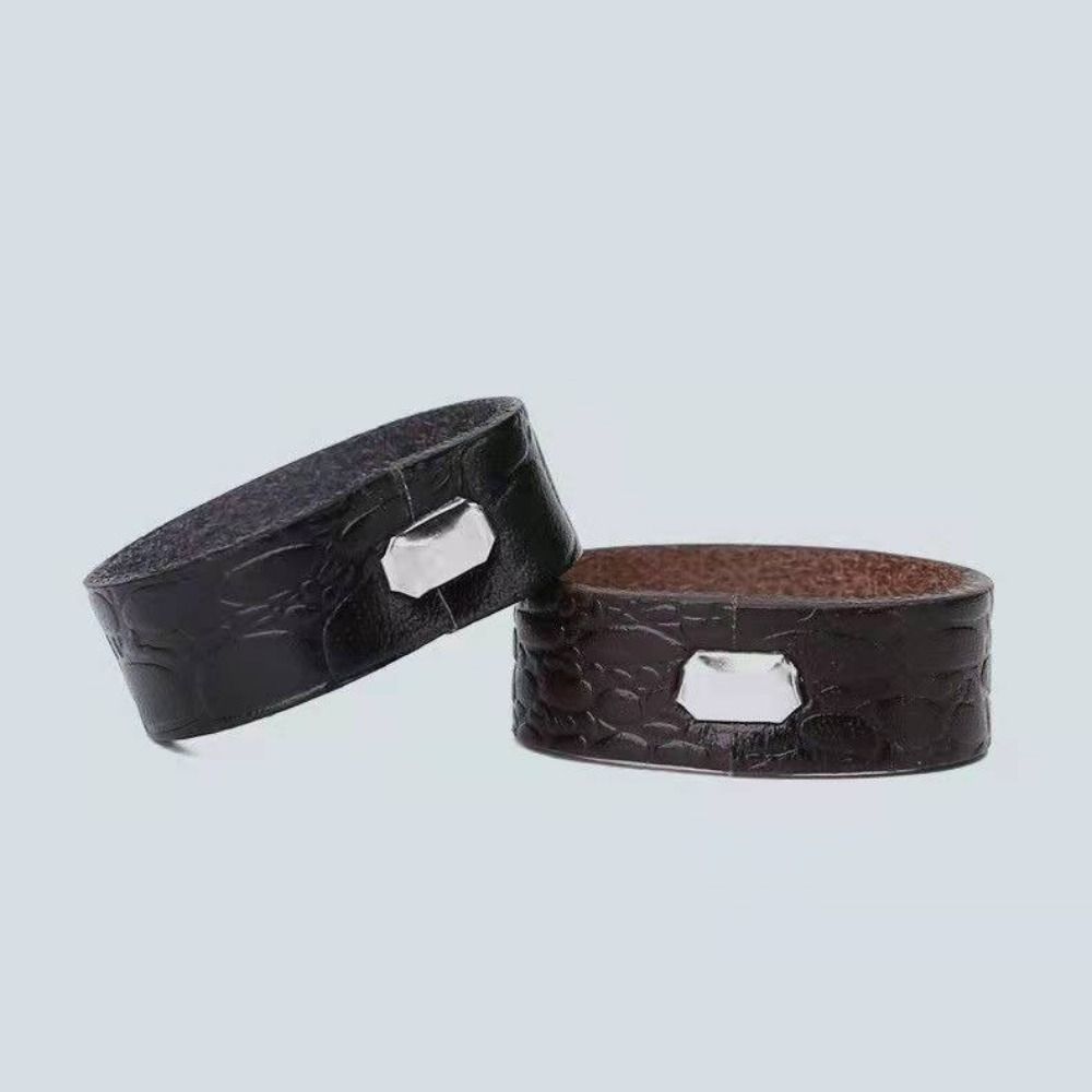 3PCS Cow Genuine Leather Belt Retaining Rings DIY Waist Belt Holders For 3.5/3.8cm Belt Accessories
