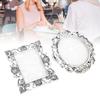2 Pcs Nail Art   Vintage Metal   Resin Display Board   Nail Polish Mixing  