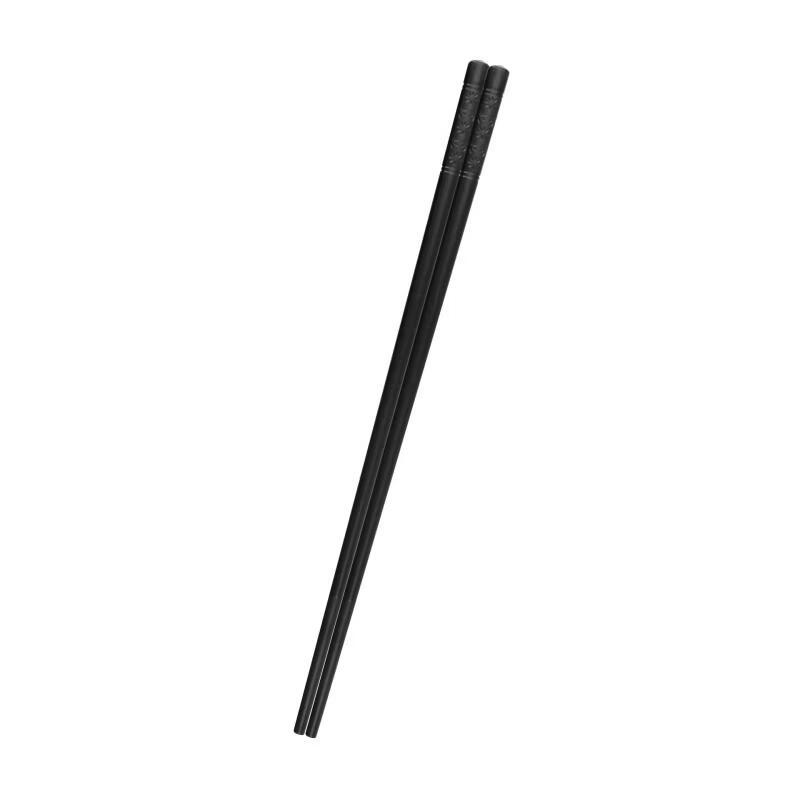Ru Han Black Sakura Alloy Chopsticks