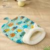 Winter Cat Sleeping Bag Cozy Semi-Enclosed Pet Sack for Indoor Cats 360-degree Wrap Self-warm Plush Cat Bed for Small Pets