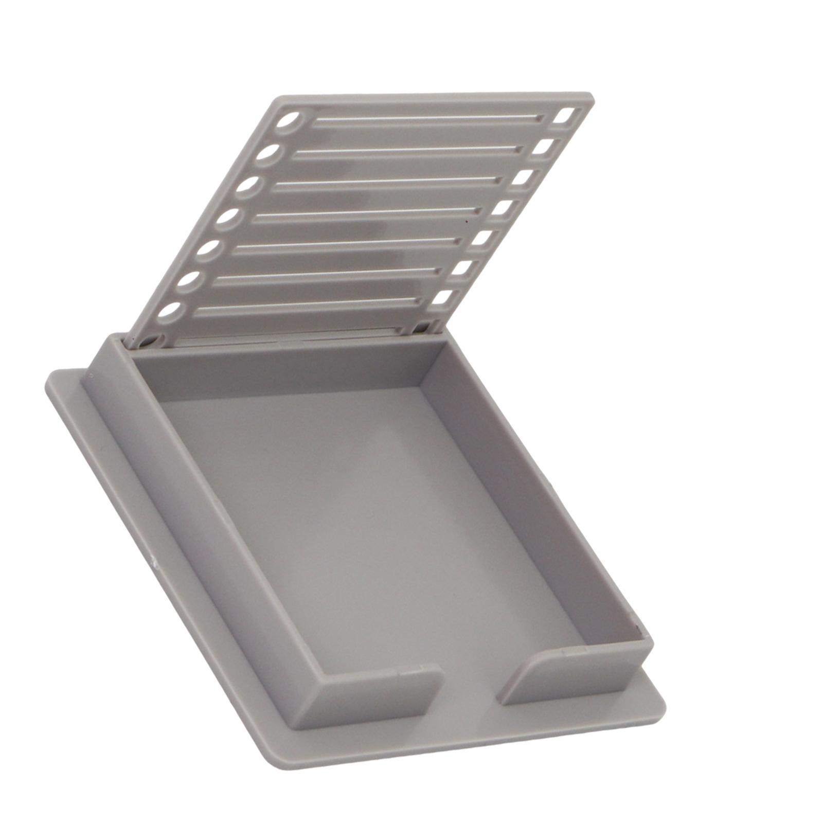 

Держатель для липких заметок Диспенсер для липких блоков с трафаретом Органайзер для блокнотов Школьные офисные и домашние принадлежности для студентов 2