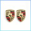 1Pcs Metal Texture Porsche Shield Badge Waterproof Anti-Fade Decor Sticker Fit All Porsche Sedan SUV Sports Car Interior Modification