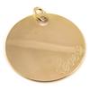 Les Trésors De Lily [C7267] - Gold Plated 'Love' Pendant - 35 Mm (to Be Engraved)