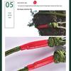 Ruifulake Outdoor Nylon Rope with Steel Wire Core