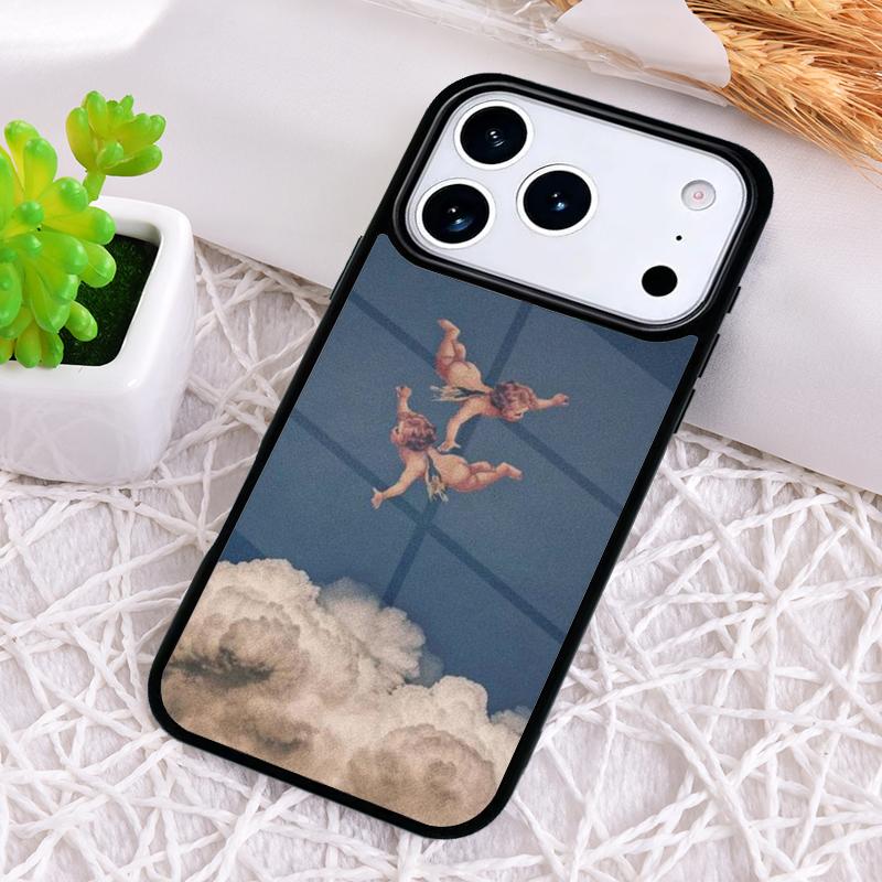 Renaissance angels Cute Lovely Shockproof Phone Case for iPhone 17 Air 16e 15 11 12 14 13 Pro Max Cover Coque