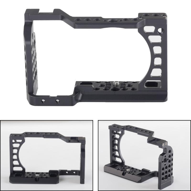Aluminum Camera Cage Camera Frame Housing Case For A6400 A6300 A6100 Cameras Protector Quickly Switched