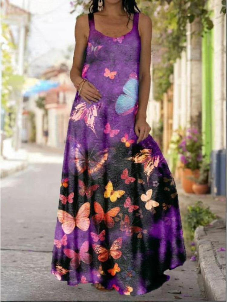 2025 Bohemian Off Shoulder Strapless 3D Tie Dye Dress