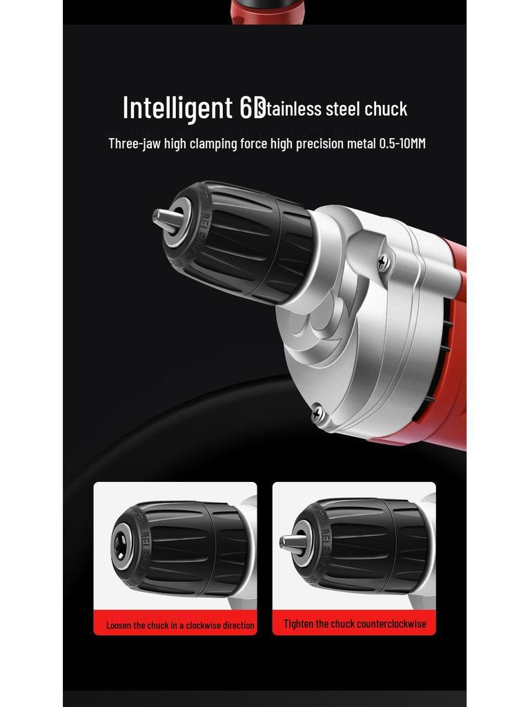 Industrial Grade High-Power Multifunctional Electric Drill with Forward/Reverse Speed Control & Screwdriver Function