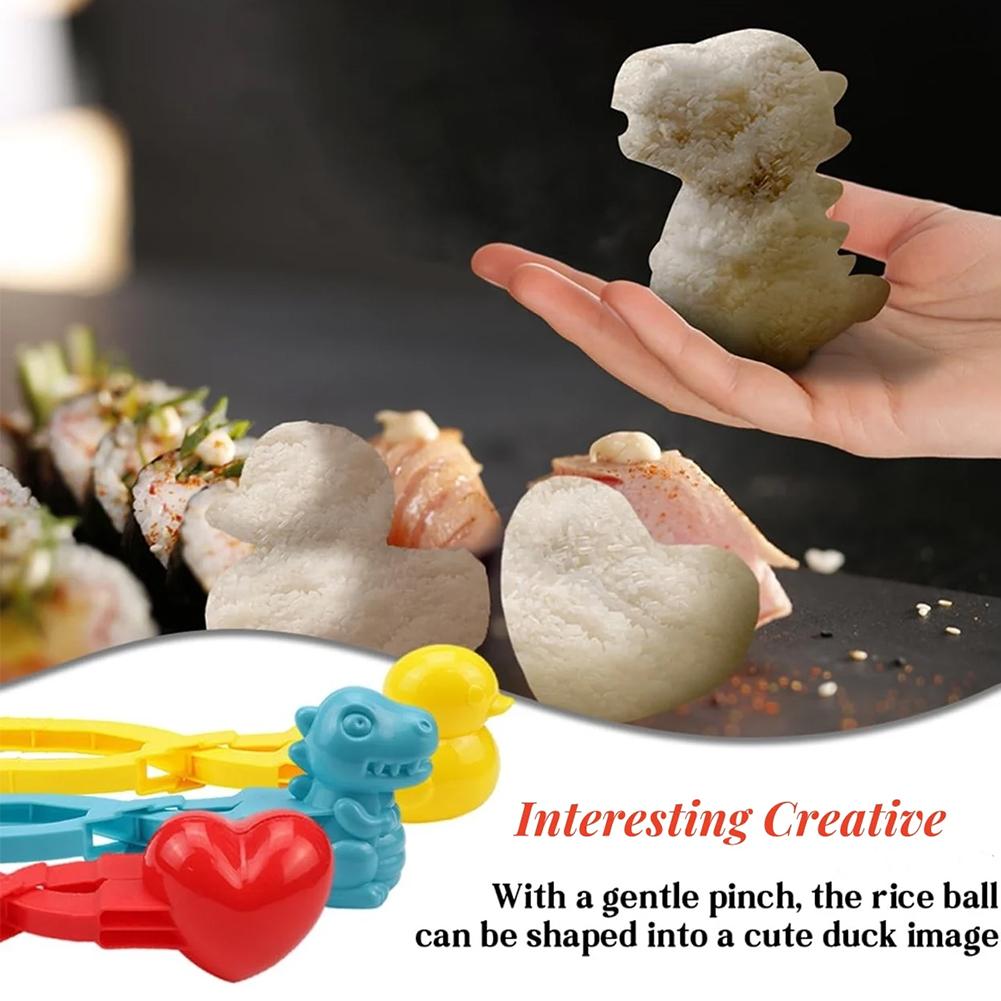 Küchenzubehör Sushi-Form Niedliche Cartoon-Form Sushi-Maschinen-Form Sushi-Werkzeug Onigiri-Reisbällchen Bento-Maschinen-Form