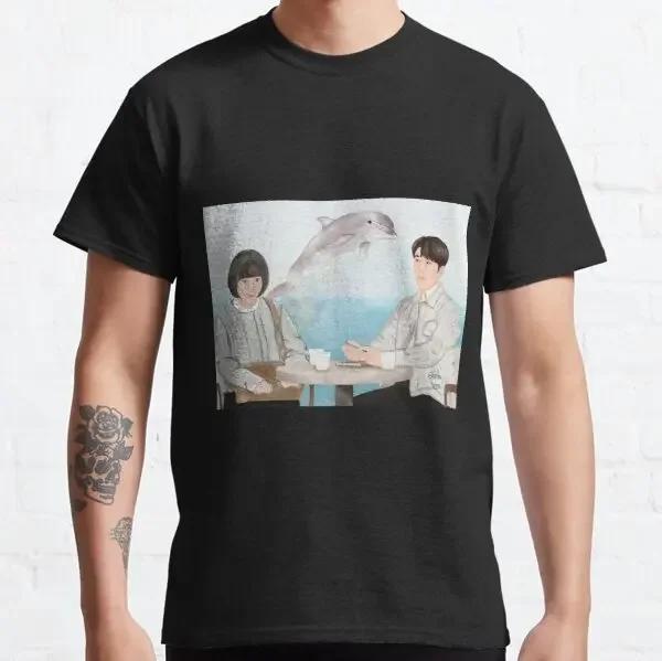 Extraordinary Attorney Woo T Shirt Summer Women Men Kawaii Whale Caring for Autistic Children Graphic Tshirts Korean TV Clothes