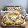 Dove with Halo Floral Bedding Set Bedding set (1 duvet cover, 2 pillowcases, duvet not included)