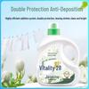 Jasmine Floral Laundry Detergent: Cleans, Brightens Colors, Long-Lasting Fragrance, Regular Use.
