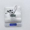 Cute Sweet Bowknot  String Beads Flocking Kitty Key Chains Mobile Phone Pendant for Women Exquisite Cat Jewelry Accessory Gifts