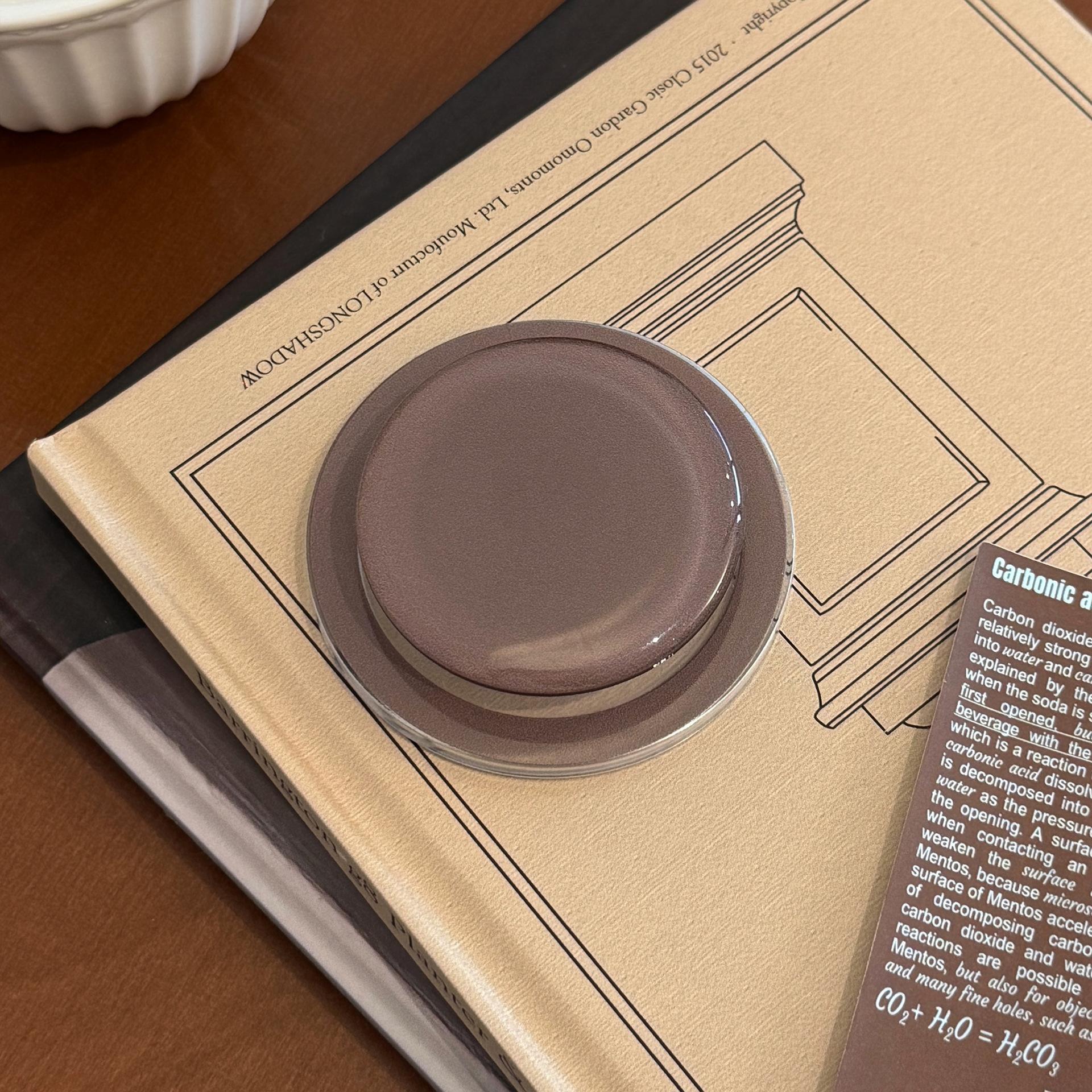 

Ins Style Solid Color Simple Magnetic MagSafe Mobile Phone Holder Small Fresh Candy Color Retractable High-end Sense [single bracket]