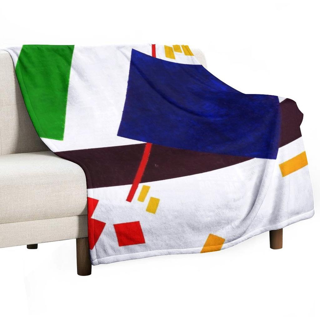KAZIMIR MALEVICH - (Transparent) Suprematism 1916 Original HD Throw Blanket Retros cosplay anime Summer Blankets