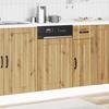 VidaXL Dishwasher Panel Lucca Artisan Oak Engineered Wood, Dishwasher Front Panel, Panel, 853896 Panel