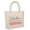 Beach Bag - PLANETEE - Insulated Beach Valentine On Holiday - Cotton - Beige - Large Capacity