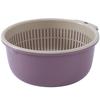 Dual-Layer Kitchen Storage Basket: Drainable, Multi-Purpose for Fruits & Vegetables