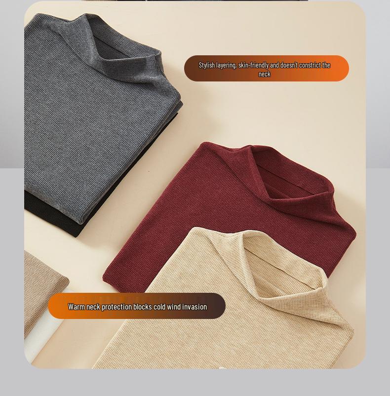 Seamless High-Neck Slim Fit Women's Autumn/Winter Warm Base Layer Innerwear