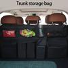 Car Seat Back Storage Bag With Multiple Pockets For Water Bottles Electronics Car Interior Organization