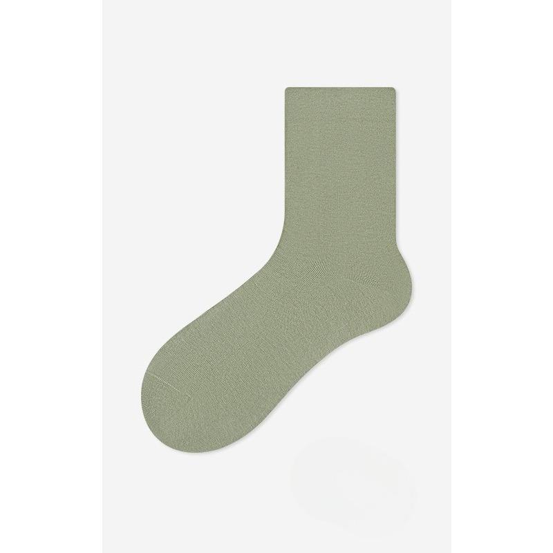 Women's Summer Cotton Socks, Mid-calf Socks, Breathable, Deodorizing, Sweat-absorbing Postpartum Socks, Anti-pilling