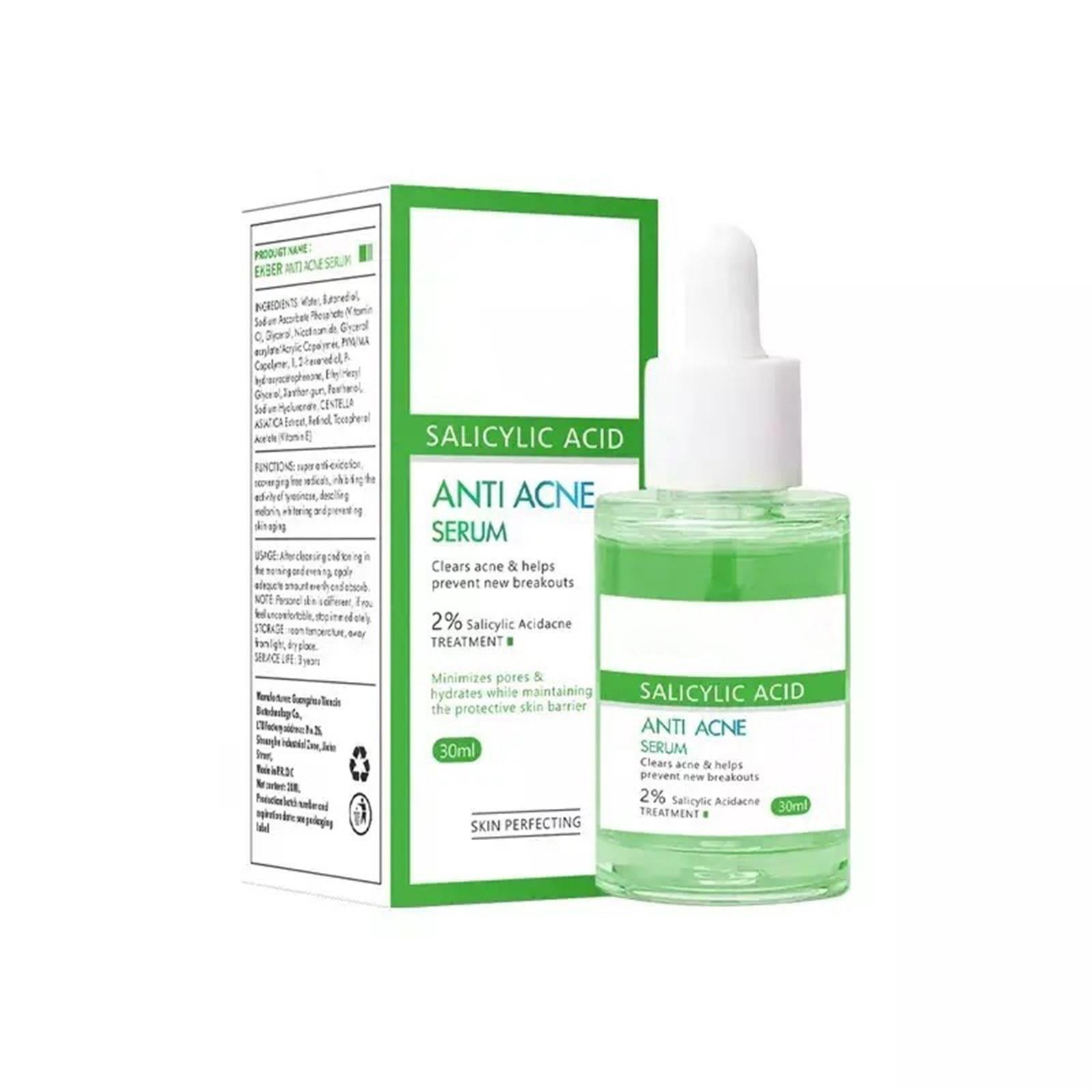 

Сыворотка от прыщей 30 мл Успокаивающая, увлажняющая и укрепляющая сыворотка для лица от прыщей