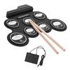 Silicone Material Roll Up Drum Kit 7-Pad Electronic Drum Kit Portable Drum Set  Practice Pad