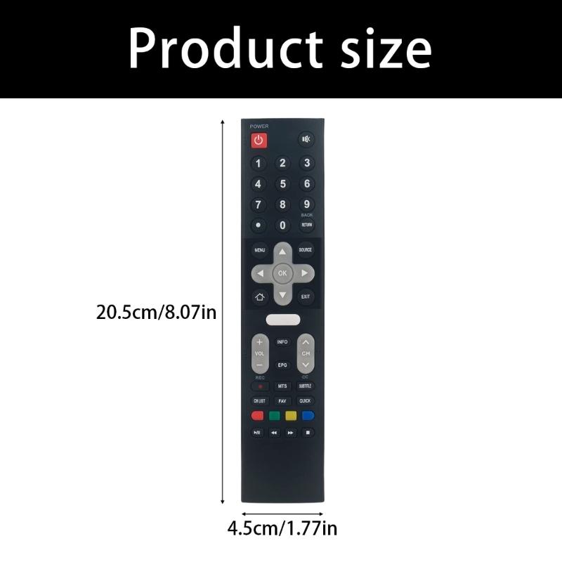 Replacement Remote Control Ergonomic Design And Easy Functionality for Skyworth LCD TV and Multiple Device Compatible