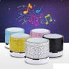 Portable Mini Cracked Bluetooth Speaker With Led Light Wireless Speaker Gift Car Home Outdoor