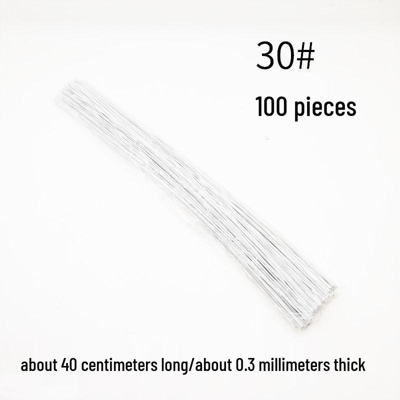 26-Gauge Green Floral Iron Wire for DIY Paper-Wrapped Flower Stems and Gypsophila.