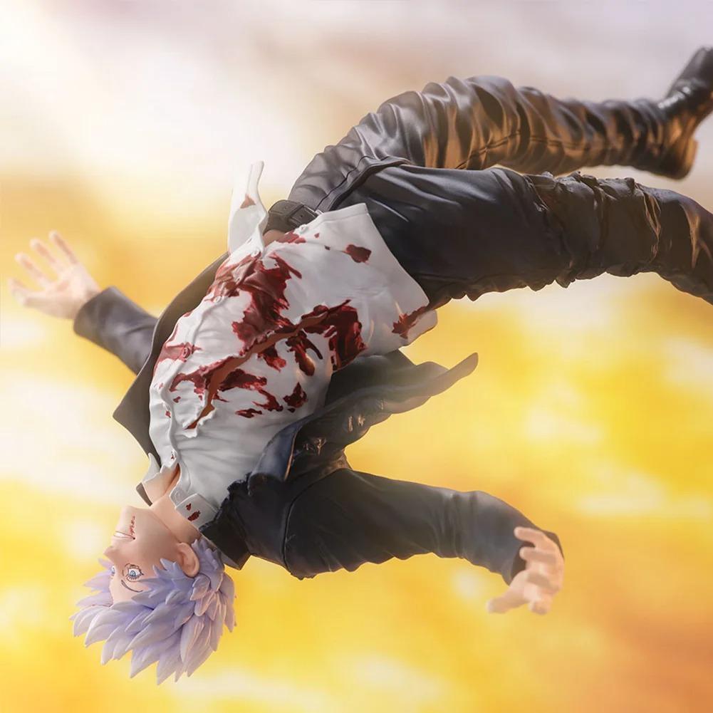 17-19CM Anime Jujutsu Kaisen Gojo Fushiguro Megumi Figure Three Model Toys Gift Collection Decoration PVC